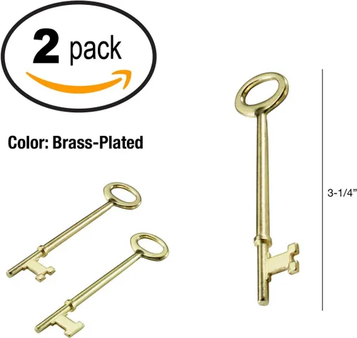 Miniatura 5 de Lucky Line Llaves maestras tipo esqueleto con punta plana y punta con muescas para cerraduras de palanca y cerraduras alveoladas, puertas y Combo