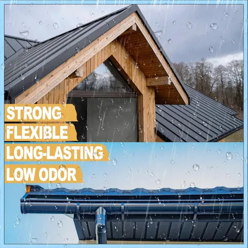 Miniatura 6 de Sellador Impermeable Transparente 2L (70 oz), Wadities Revestimiento Impermeable a Base de Agua para Paredes Baño Techo, Reparación Invisible