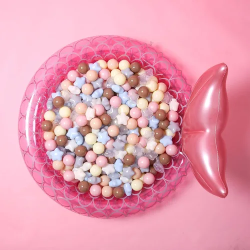 Miniatura 8 de GOGOSO Pelotas para Piscinas de Pelotas para Niños Pequeños Paquete de 50 100 200 Pelotas de Plástico con Forma sin Ftalatos sin BPA No Tóxicas
