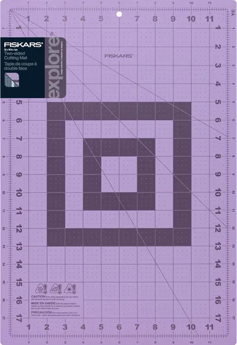 Miniatura 15 de Fiskars Alfombrilla de corte autorreparable para acolchados, artes y manualidades, cuadrícula de 24 x 36 pulgadas, tapete de coser, tabla de cortar