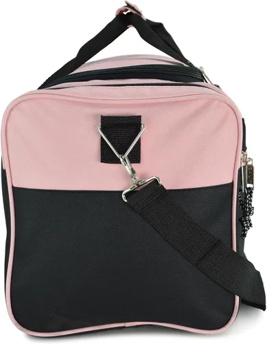 Miniatura 3 de DALIX - Bolsa deportiva para gimnasio y viajar de 19pulgadas, color negro, rojo, rosa, morado, azul marino, gris y azul, Rosado), DF-019-Pink