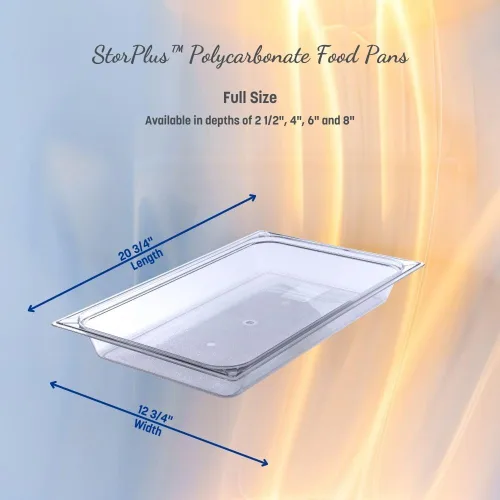 Miniatura 4 de Carlisle FoodService Products StorPlus Contenedor de almacenamiento de alimentos de tamaño completo para servir y almacenar alimentos calientes