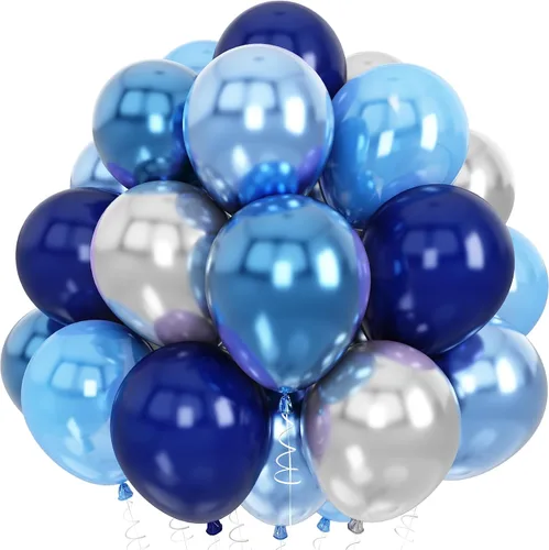 Miniatura 30 de Globos verdes y negros, globos metálicos de 12 pulgadas, color plateado, verde, arena, blanco y negro, globos de fiesta de fútbol, helio, globos