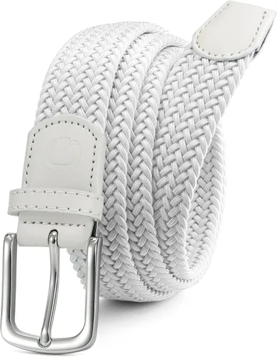 Miniatura 11 de CHAOREN Cinturón para hombre, cinturón de golf trenzado elástico para hombres de 1 3/8 pulgadas, regalo para pantalones de golf, pantalones cortos