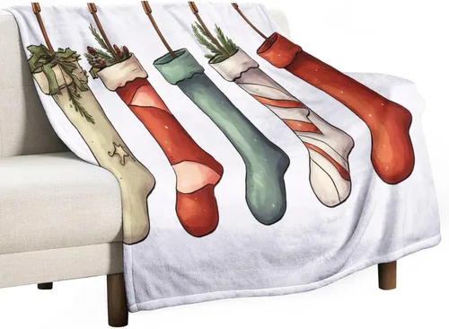 Miniatura 39 de Manta de Navidad de gnomo, manta de Navidad suave y cálida de 30 x 40 pulgadas, manta de franela cálida para cama, sofá, regalos para niños
