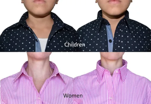 Miniatura 5 de Modeladora de cuello Selecciona la talla de tu cuello de camisa El sistema original de soporte ajustable para cuello de camisa