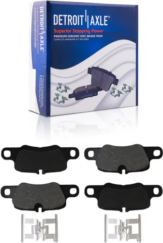 Miniatura 21 de Detroit Axle - Kit de freno delantero para Nissan Sentra 2020-2024 de 11.02 pulgadas, rotores de freno de disco perforados y ranurados, pastillas
