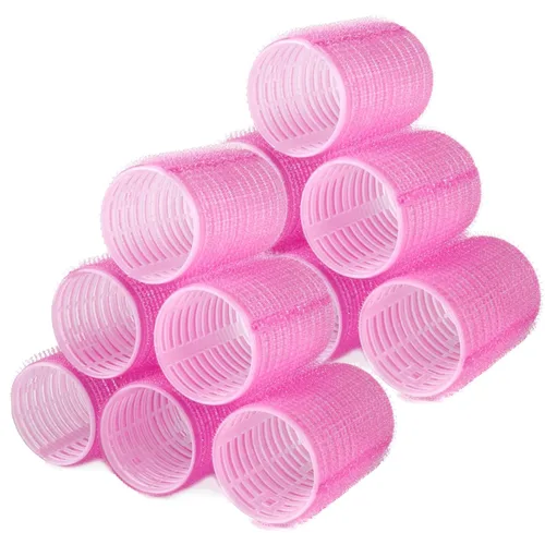 Miniatura 12 de Rodillos de pelo, paquete de 12 rulos de peluquería de salón de autoservicio, juegos de rizadores de pelo, peinado rizado para bricolaje, los Jumbo