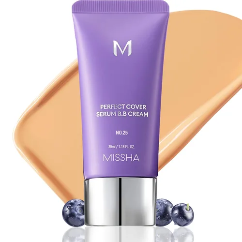 Miniatura 14 de MISSHA M PERFECT COVER SERUM BB CREAM No.13 Light Fair- Fair with Cool Undertone, BB Cream de Cardi B Pick, tinte para la piel, hidratante tintado