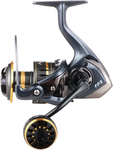 Miniatura 10 de Carrete de pesca giratorio para agua salada, 13+1BB, carretes de pesca ultra suaves para agua salada, potente freno de carbono, bobina y mango