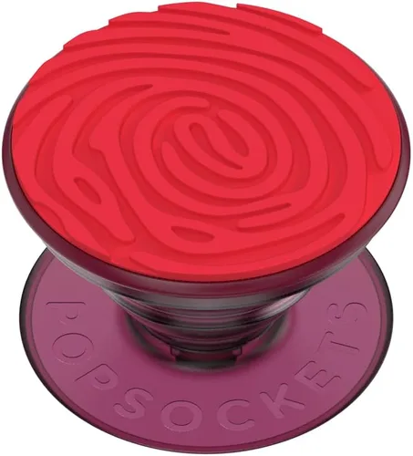 Miniatura 9 de PopSockets Phone Grip with Expanding Kickstand, Adhesive Grip - Molded Flower Red Wine Translucent rojo (Red Translucent)