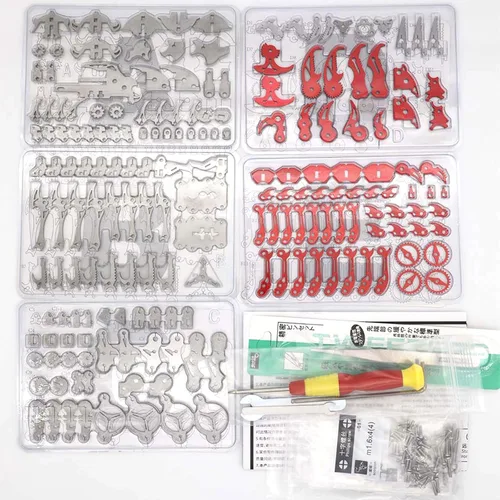 Miniatura 4 de Rompecabezas de escorpión de metal 3D para adultos: rompecabezas 3D, kits de modelos de metal para construir bricolaje rompecabezas mecánico