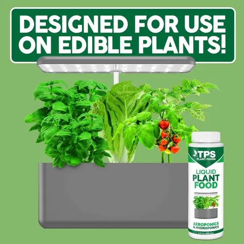 Miniatura 4 de Alimento líquido para plantas para uso en AeroGarden, iDOO y sistemas de cultivo hidropónico, fertilizante líquido 8 oz (250mL)