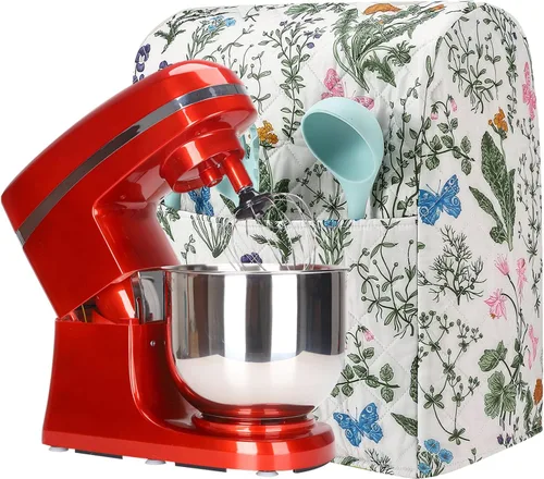 Miniatura 17 de KitchenAid - Funda para batidora, soporte de cocina compatible con mezcladores KitchenAid Hamilton de 5 a 8 cuartos de galón, funda acolchada