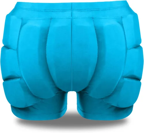 Reomoto Almohadillas de protección de cadera para niños, pantalones cortos de esquí, patinaje, snowboard, almohadillas de protección de cadera para