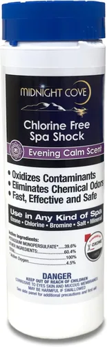 SPA Shock con aroma a lavanda, aromaterapia mejorada con oxígeno para spas y tinas calientes. Disfruta de agua cristalina con una exquisita