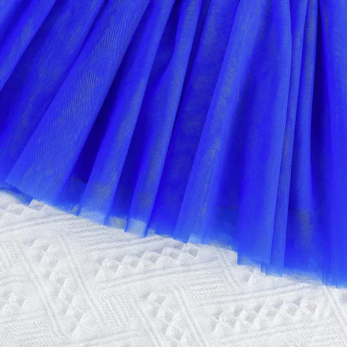 Miniatura 5 de LYQTloml Vestidos de bebé niña con volantes de manga larga con lazo entretejido floral princesa tutú faldas ropa para niñas pequeñas