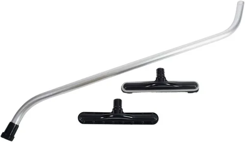 Cen-Tec Systems 94819 Kit de limpieza comercial con varilla en S de aluminio de 1 pieza y herramientas de vacío, 14 pulgadas, color negro