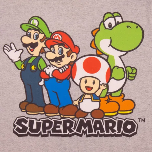 Miniatura 6 de Nintendo Kids Super Mario Bros Mario & Luigi Boys Long Sleeve 2-Pack Active Mesh T-Shirt Bundle Set for Boys