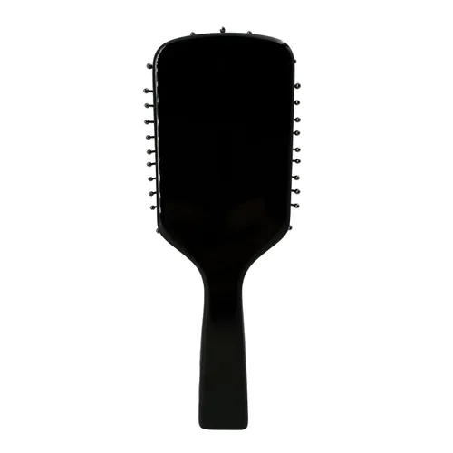 Miniatura 2 de Phillips Brush Luxe Square Paddle - Cepillo de pelo de tamaño pequeño, color negro elegante con detalles dorados, cepillo desenredante de 7 pulgadas