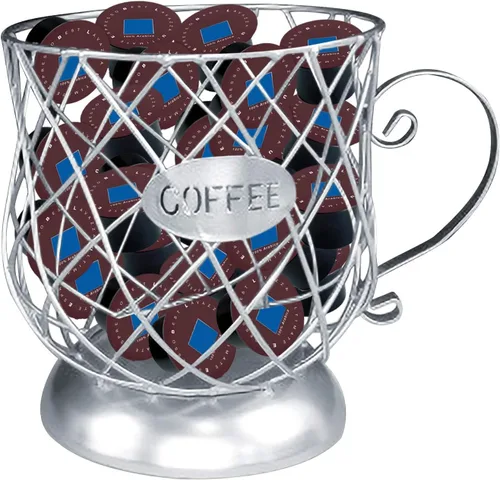 Miniatura 7 de Owill-home Soporte para cápsulas de café y taza organizadora, soporte de metal para tazas de café expreso, soporte para crema de café, soporte
