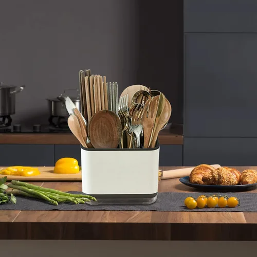 Miniatura 3 de Organizador para Utensilios de Cocina, Escurridor de Cubiertos, Organizador para Fregadero, Soporte para Palillos, Soporte para Cuchara, Escurridor