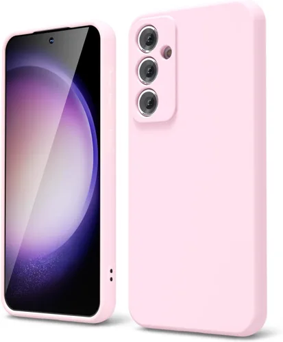 Miniatura 328 de oakxco Funda para teléfono Samsung Galaxy S21 Ultra con agarre de silicona líquida, bonita funda delgada y delgada de goma suave de TPU lisa
