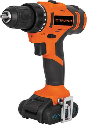 taladro inalámbrico, batería de iones de litio, 12 V, 3/8