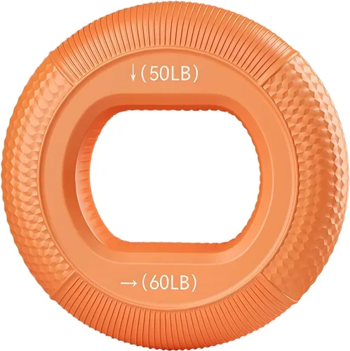 Miniatura 10 de Entrenador de fuerza de agarre, anillo fortalecedor de agarre de mano de silicona para entrenamiento de dedos, escalada en roca, entrenamiento