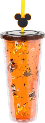 Miniatura 20 de Silver Buffalo Disney Una Loca Aventura de Goofy con Goofy, Max Goof, Roxanne y Bobby Zimuruski - Vaso de plástico para bebidas frías con tapa