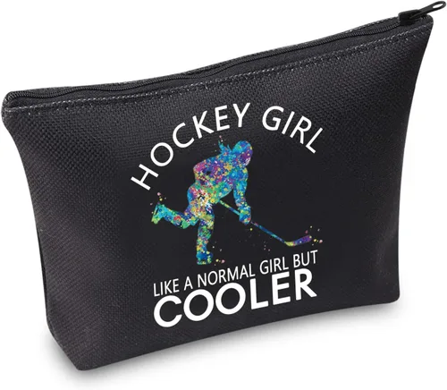 Miniatura 7 de TSOTMO Bolsa deportiva con cremallera para hockey sobre hielo, diseño de hockey sobre hielo, como una bolsa normal pero más fresca para mujer
