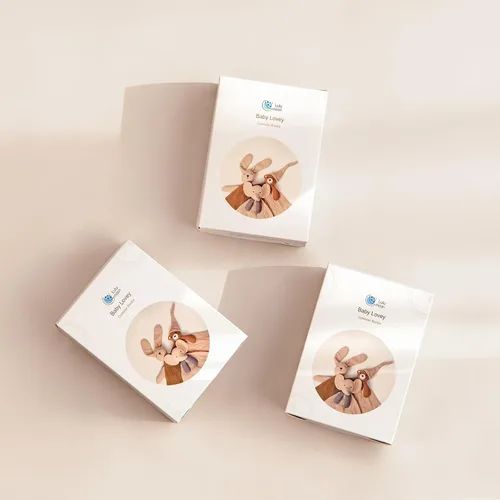 Miniatura 8 de lulumoon Manta de seguridad de oso para bebés: muselina agradable para la piel, ideal para viajes y guarderías, regalo para recién nacidos para baby