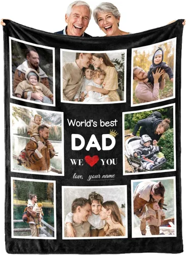 Miniatura 36 de Regalos para hija, mantas personalizadas con fotos, mejor manta para hija, manta personalizada con foto de niños, mantas personalizadas con collage