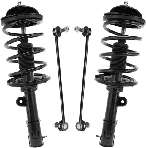 Miniatura 74 de Detroit Axle - Kit de puntales delanteros 2WD para Ford F-150 2005-2008 Lincoln Mark LT 2005-2008, 2 puntales con muelle helicoidal, 2 enlaces