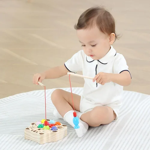 Miniatura 2 de JAUNTY Juguete Montessori de madera para niños de 1, 2, 3 años, educativa preescolar, coordinación de ojos y manos, juguete de aprendizaje