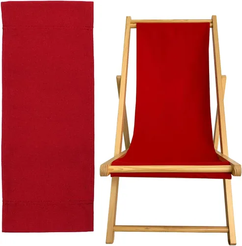 Miniatura 8 de TBACW Lona de repuesto para silla, beige, 47.24 x 17.32 pulgadas, 220 libras de capacidad, solo tela para patio, sala de estar, playa, silla