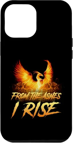 Miniatura 25 de Funda de regalo motivacional para iPhone 13 Pro Max From the Ashes I Rise Phoenix Bird