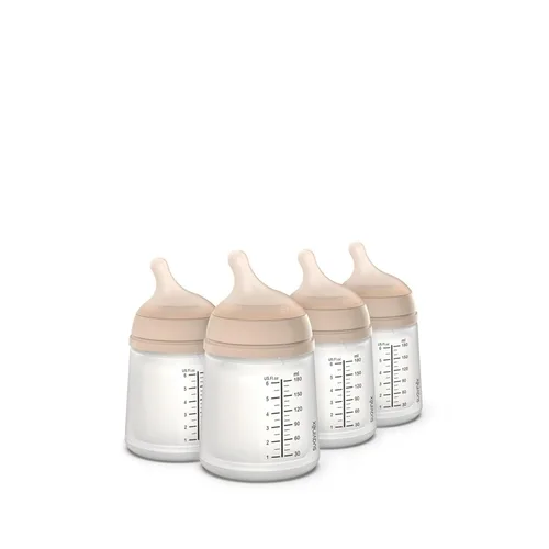 Miniatura 18 de Suavinex Zero Zero - Biberón anti cólico para bebé, marca española de biberones no 1, minimiza el rechazo del biberón y la confusión del pezón, Claro