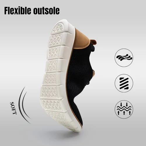 Miniatura 4 de LEZTA Zapatos deportivos de vestir casuales para hombre, ligeros, Oxford, con soporte para el arco, zapatos para caminar