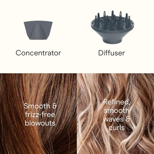 Miniatura 8 de INFINITI PRO CONAIR Secador de pelo SmoothWrap, secador de pelo con accesorios difusor y concentrador, tecnología avanzada de plasma y cerámica