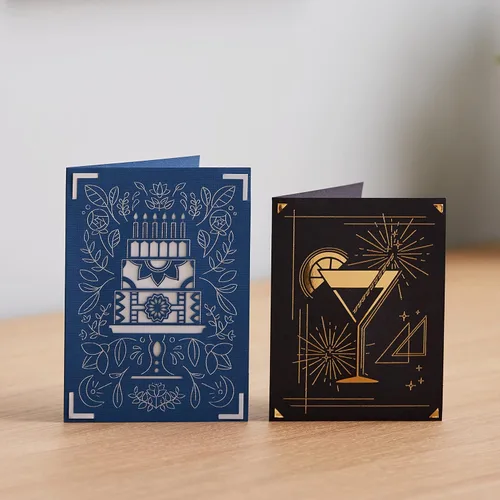 Miniatura 11 de Cricut Joy Foil - Tarjetas de inserción de transferencia, Blue Lagoon Sampler - A2
