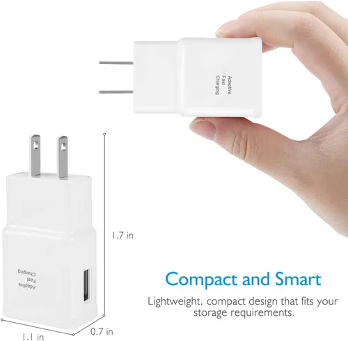 Miniatura 3 de Cargador tipo C, bloque de carga de pared USB C para teléfono Android y cable de carga rápida C de 6.6 pies para Samsung Galaxy S25/S22/S22+/S22
