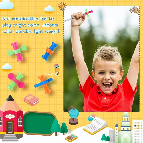 Miniatura 4 de 36 piezas de plástico para aliviar la ansiedad y aliviar el estrés, necesidades educativas especiales, aula