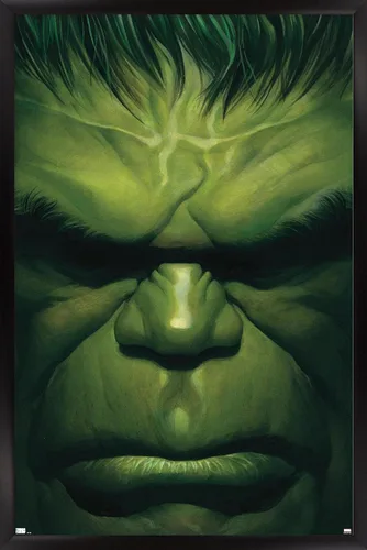 Marvel Comics Hulk - Póster de pared de The Immortal Hulk #18, 34 pulgadas de largo x 22.4 pulgadas de ancho, versión enmarcada en negro Versión con