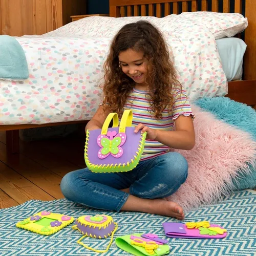 Miniatura 5 de Galt Toys, primer kit de costura para niños, kit de manualidades para aprender a coser DIY, para niños de 5 años en adelante