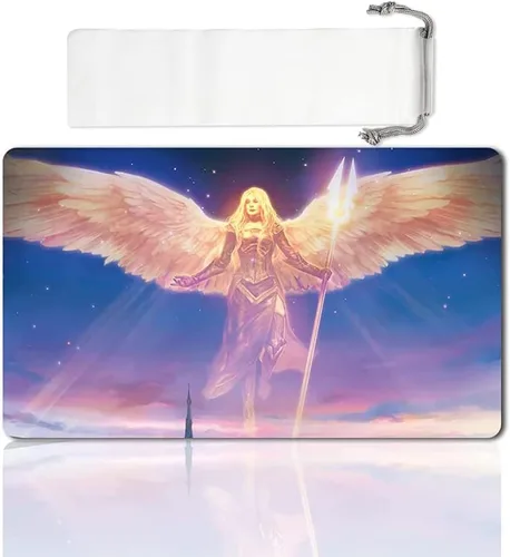 Miniatura 27 de Juego de mesa MTG Playmat Games Tamaño 60X35 cm CCG Compatible para MTG CCG RPG Juego de cartas coleccionables (Ajani Steadfast)