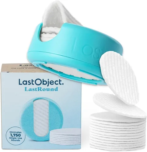 Miniatura 14 de LastRound - Almohadillas desmaquillantes reutilizables, 7 almohadillas de algodón lavables y ecológicas reutilizables para la cara, almohadillas