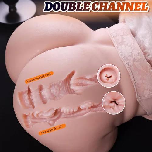 Miniatura 3 de BBW - Muñeca sexual de gran culo, masturbador masculino para hombres con pliegues vagina y ano, juguete sexual para adultos de tamaño completo