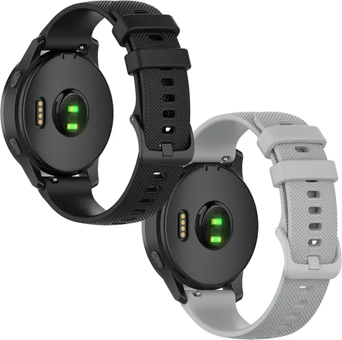 Miniatura 14 de Correas de reloj Garmin Vivoactive 4 de 1.77 pulgadas, bandas de silicona de 0.866 pulgadas para Galaxy Watch 3 de 1.772 pulgadas/Galaxy Watch 1.811