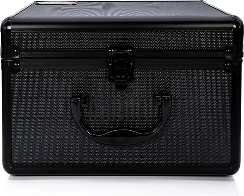 Miniatura 4 de Funda de aluminio para tarjetas graduadas, se adapta a 60 tarjetas de coleccionista, forrada con espuma EVA protectora desde el interior, caja